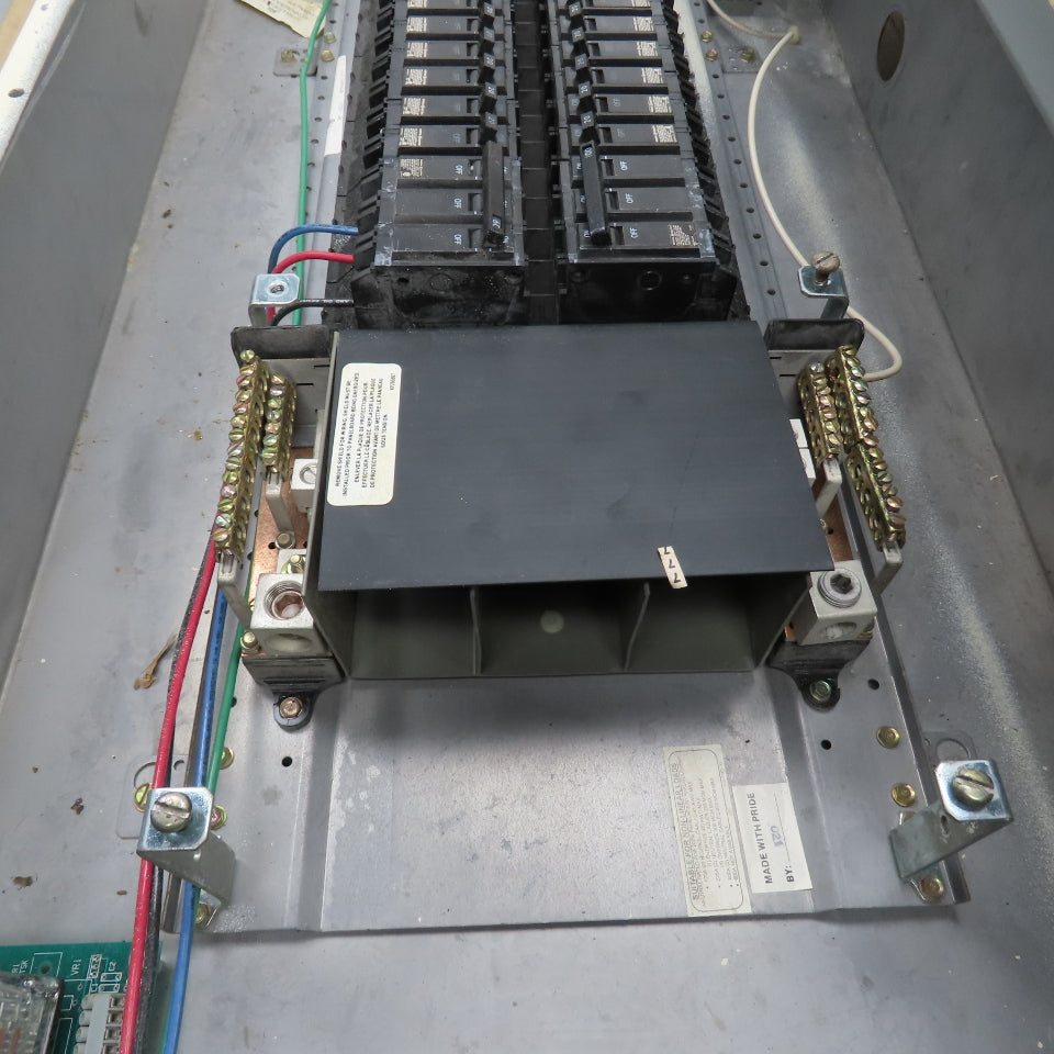 General Electric AQF3422MTX 225A 42-Space Panelboard 208Y/120V 3PH 4W W/Breakers