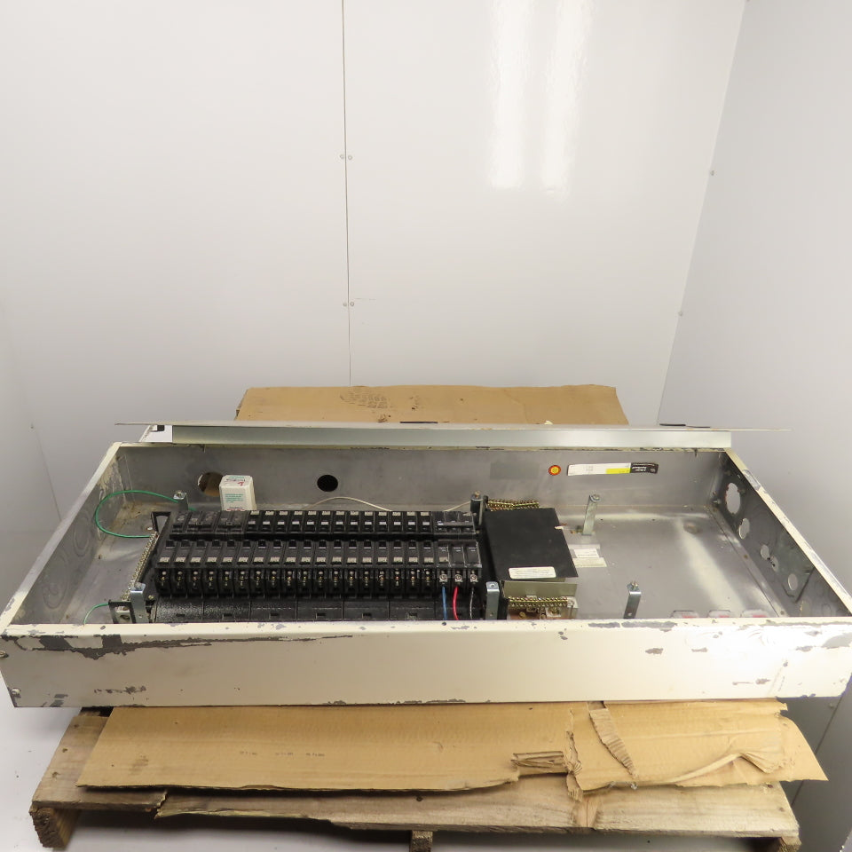General Electric AQF3422MTX 225A 42-Space Panelboard 208Y/120V 3PH 4W W/Breakers