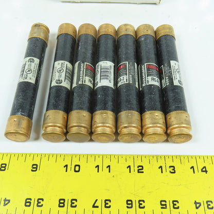 Bussmann Fusetron FRS-R-3 3A Amp 600V Dual Element Time Delay Fuses Lot Of 7