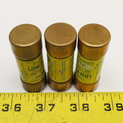 Buss LPJ-7SP 7 Amp Dual Element Time Delay Class J Fuse 600VAC Lot Of 3