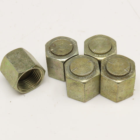 Parker 7/8"(-10) JIC Female Hydraulic Hose Cap Lot Of 5