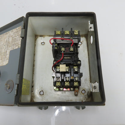 Allen Bradley 509-BJD Bulletin 509 Size 1 Magnetic Motor Controller 120V Coil