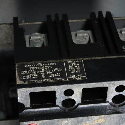 General Electric FVK35EF Flex-A-Plug Breaker Bus Plug 15A 480V 3Ph