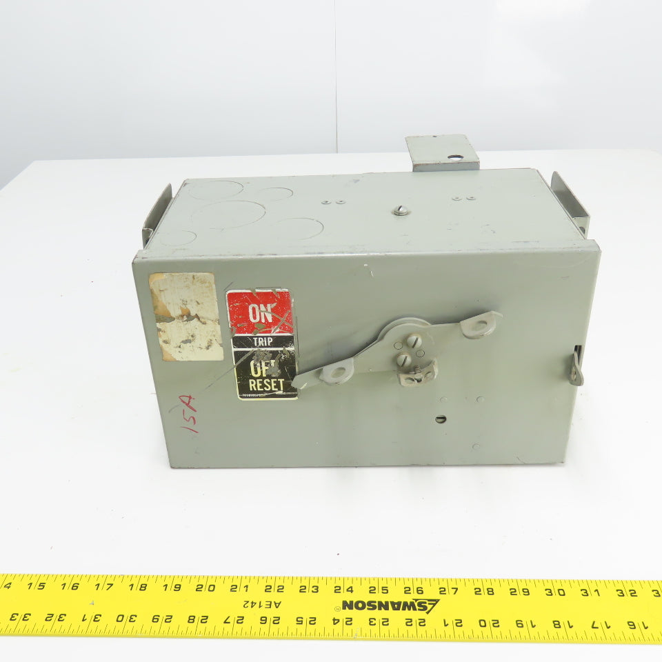General Electric FVK35EF Style Flex-A-Plug Breaker Bus Plug 15A 480V 3Ph