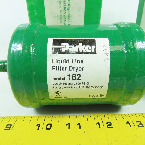 Parker Model 162 Liquid Line Filter Dryer 500PSIG For R-12,R-2,R-500,R-502 Lot/2