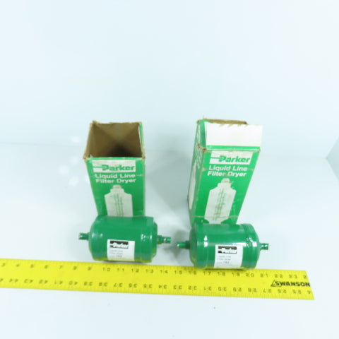 Parker Model 162 Liquid Line Filter Dryer 500PSIG For R-12,R-2,R-500,R-502 Lot/2