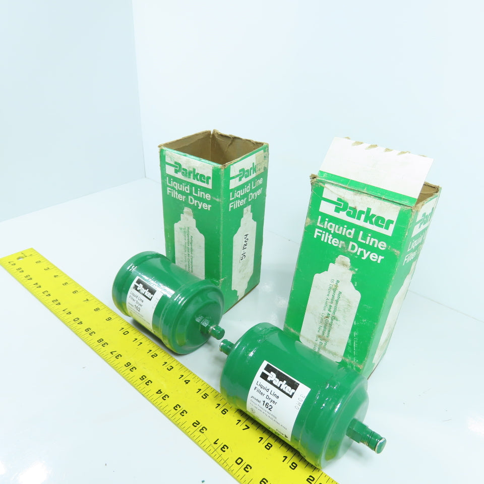 Parker Model 162 Liquid Line Filter Dryer 500PSIG For R-12,R-2,R-500,R-502 Lot/2