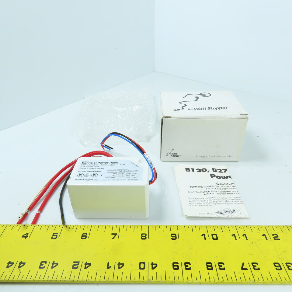 Watt Stopper B277E-P 277VAC Power Supply Pack 20A Load 150mA Output