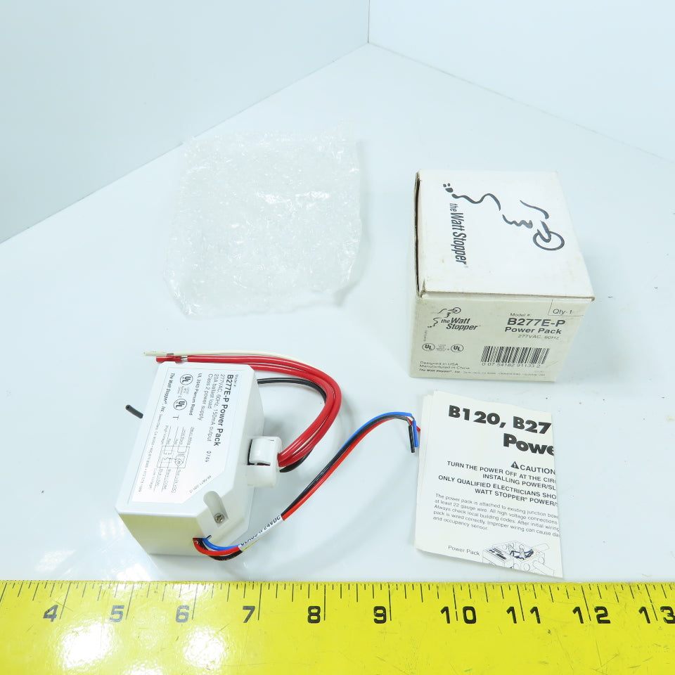 Watt Stopper B277E-P 277VAC Power Supply Pack 20A Load 150mA Output