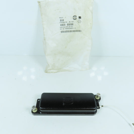 Harting HAN 24 HPR-AK-SV 09400245411 Cover Screw Locking (Aluminum) NEW