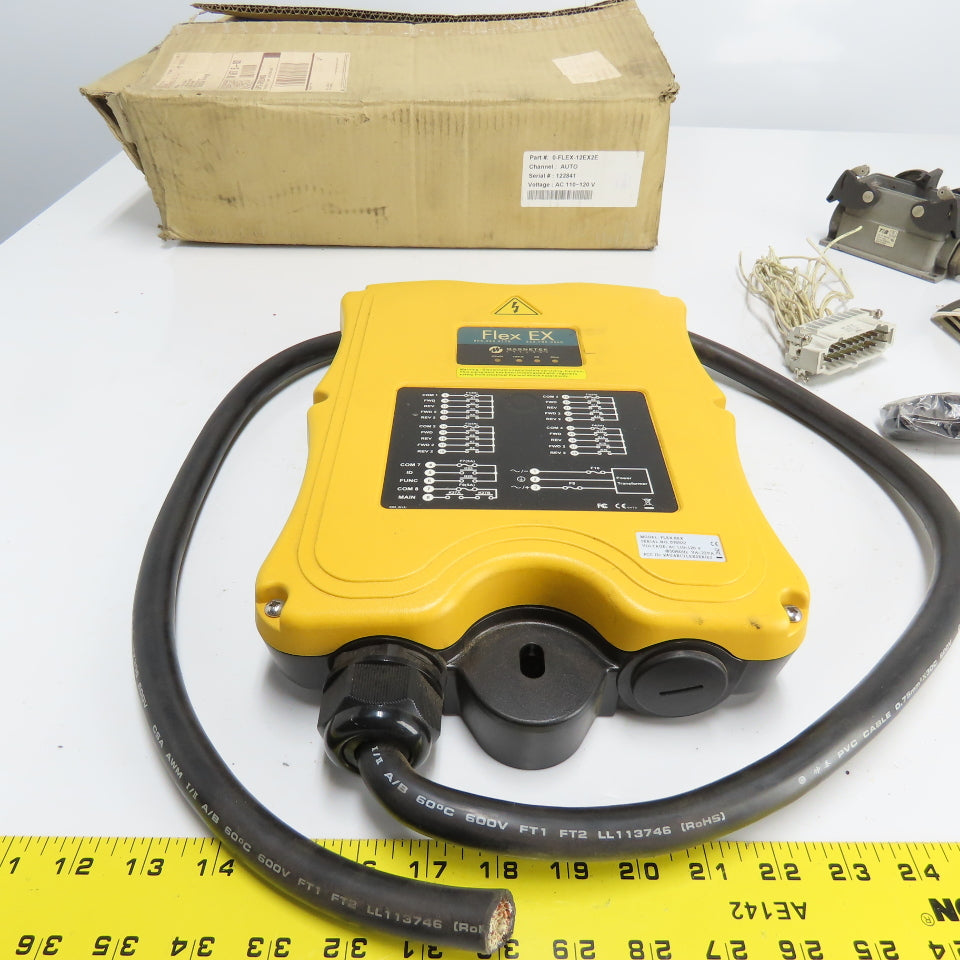 Magnetek Flex 8EX Radio Control System Receiver Transmitter Controls 120VAC