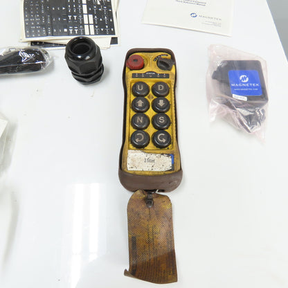 Magnetek Flex 8EX Radio Control System Receiver Transmitter Controls 120VAC