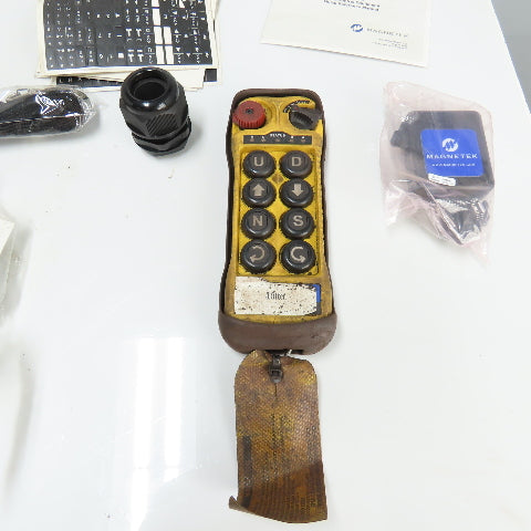 Magnetek Flex 8EX Radio Control System Receiver Transmitter Controls 120VAC
