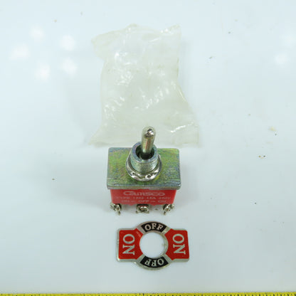 Camsco Type 1322 3-Position Snap Toggle Switch 15A 250V (On-Off-On) NEW