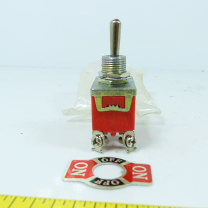 Camsco Type 1322 3-Position Snap Toggle Switch 15A 250V (On-Off-On) NEW