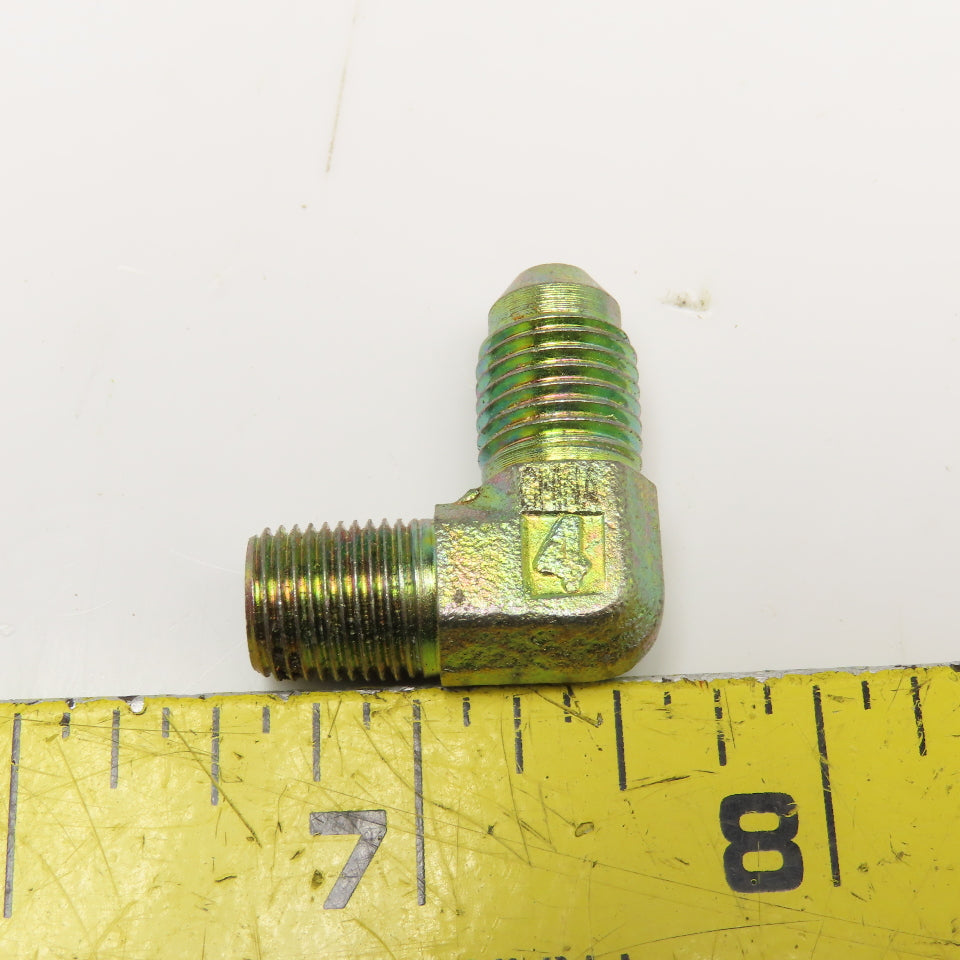 1/8" NPT Male x 1/4" (-4) JIC Male Elbow 90° Lot Of 5