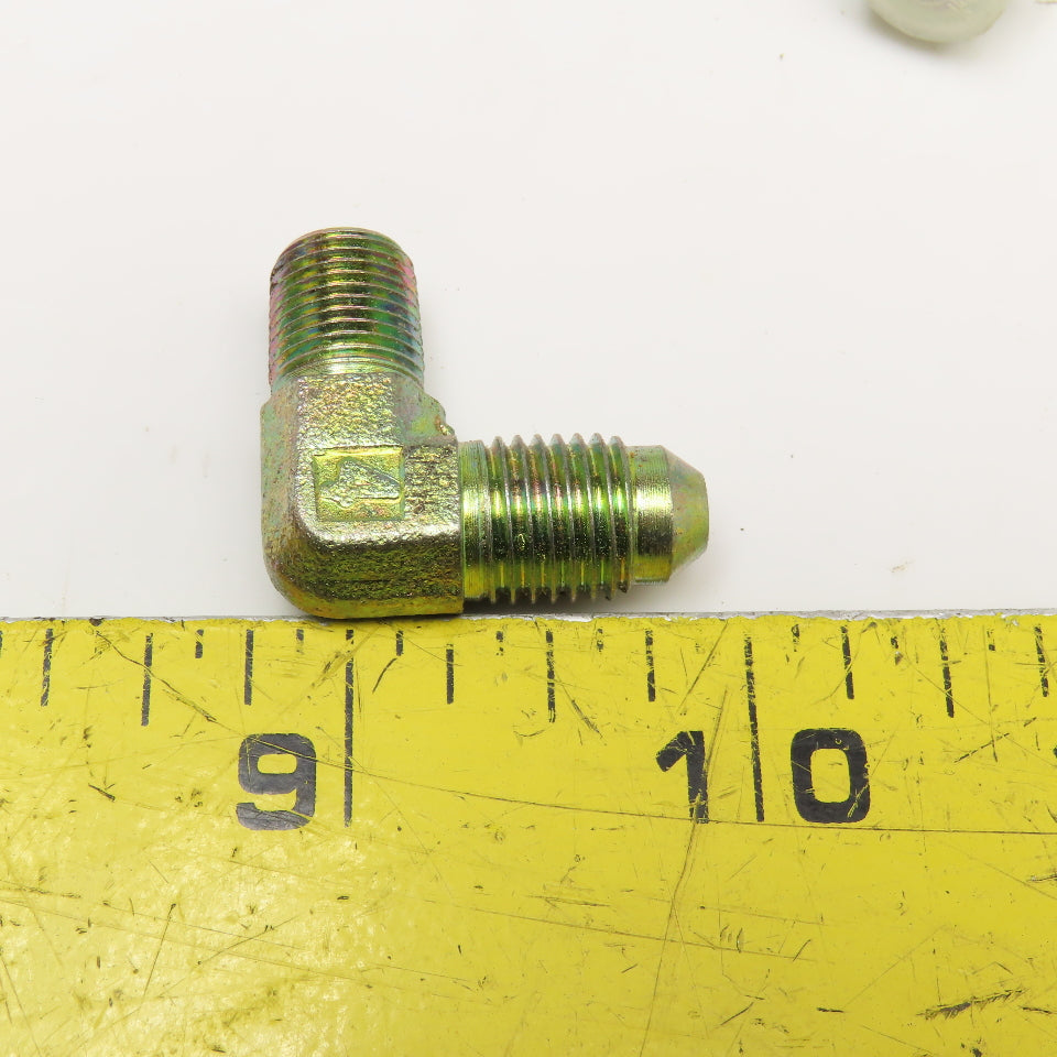 1/8" NPT Male x 1/4" (-4) JIC Male Elbow 90° Lot Of 5