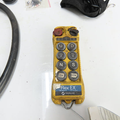 Magnetek Flex 8EX Radio Control System Receiver Transmitter Controls 120VAC