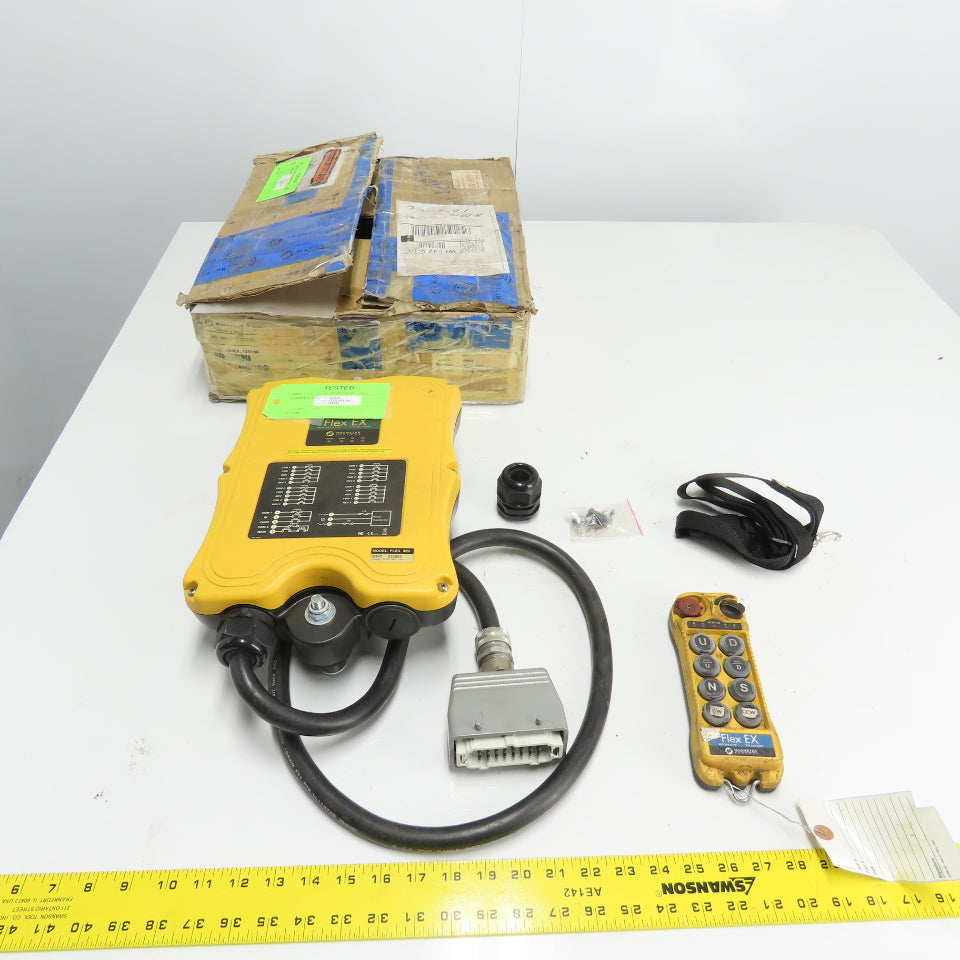 Magnetek Flex 8EX Radio Control System Receiver Transmitter Controls 120VAC