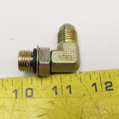 3/8" ORB x 3/8" JIC Flare Male Elbow 90° Lot of 5