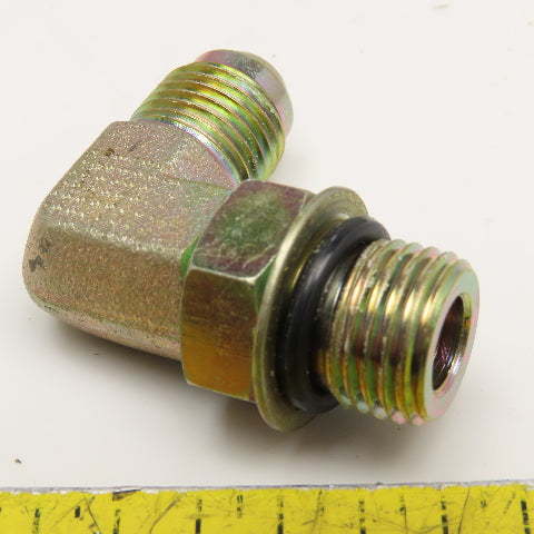 3/8" ORB x 3/8" JIC Flare Male Elbow 90° Lot of 5