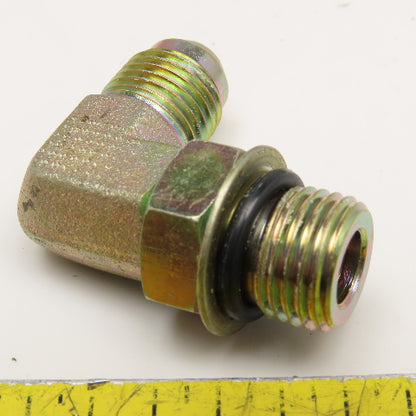 3/8" ORB x 3/8" JIC Flare Male Elbow 90° Lot of 5