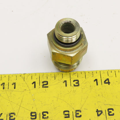 Parker 1/2" ORB Male x 3/4" JIC Flare Male Straight Hydraulic Union
