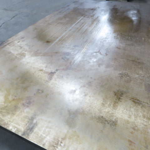 80" x 45-3/4" x 2" Thick Steel Layout Fabrication Machine Table Top