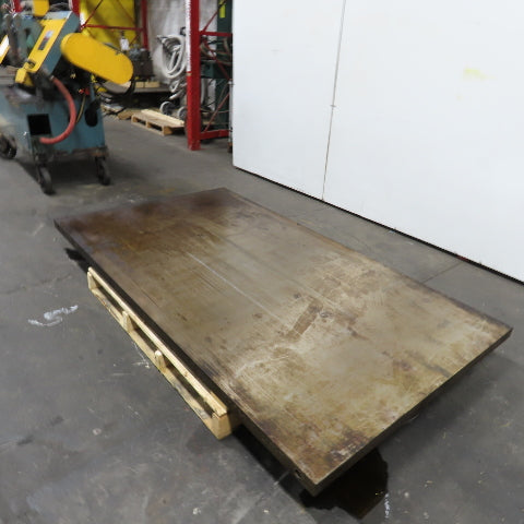 80" x 45-3/4" x 2" Thick Steel Layout Fabrication Machine Table Top