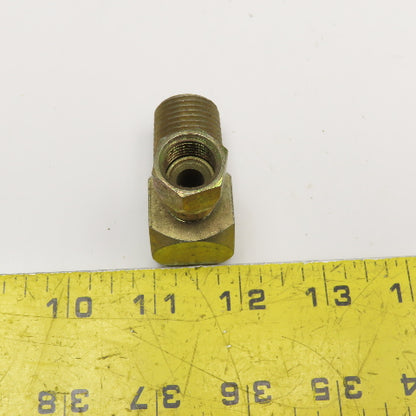 1/2" NPT Male x 1/4" JIC Swivel Female Adapter Hydraulic Elbow