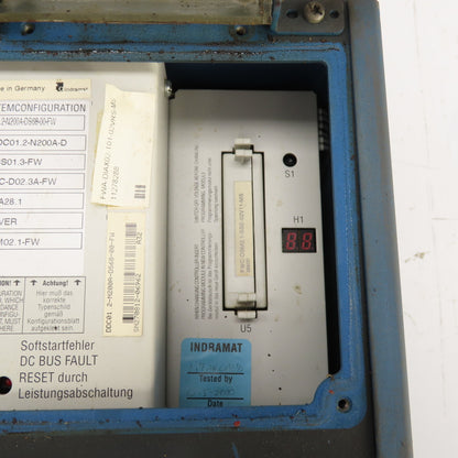Indramat 276759 DDC01.2-N200A-DS68-00-FW Servo Controller W/5 Cards