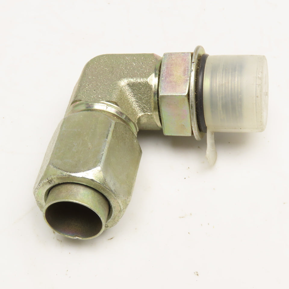 Parker 5/8" ORB x 5/8" Steel Tube Compression Hydraulic Elbow 90°