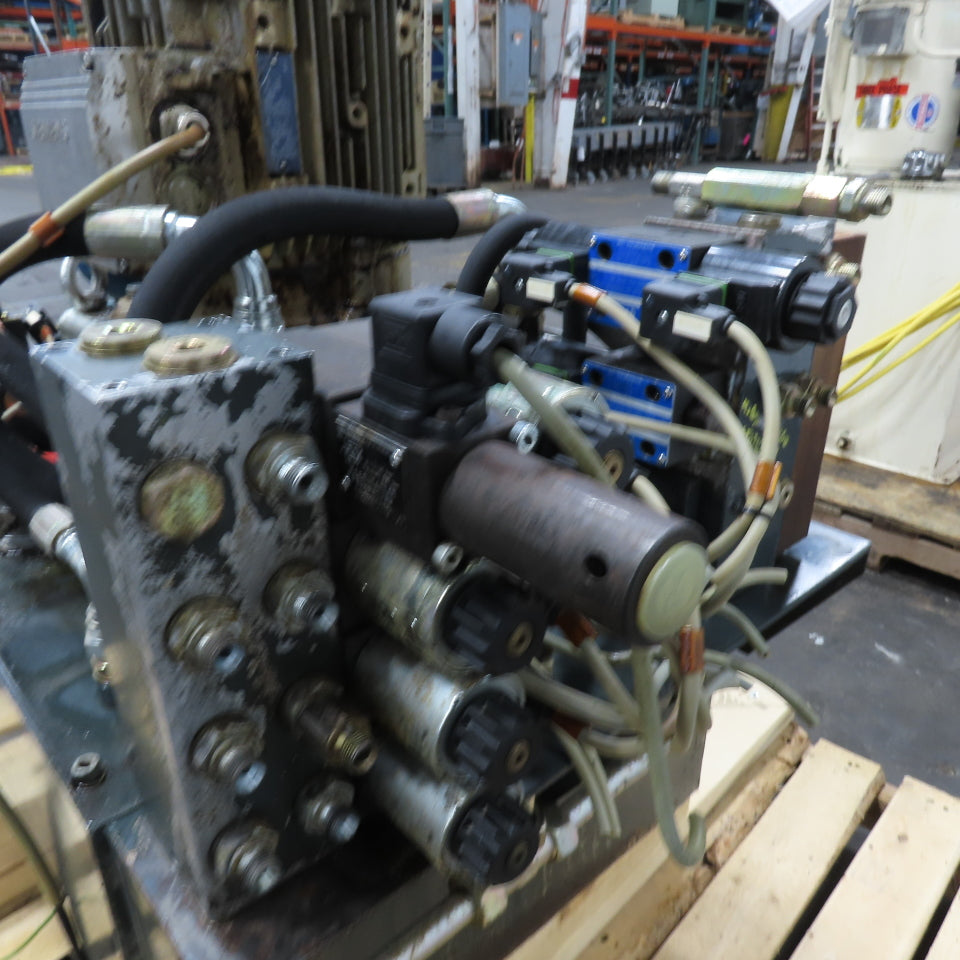 100L 6.3KW Hydraulic Power Unit 230/400-460V 3Ph W/ Siemens 1LA7130-4AA11