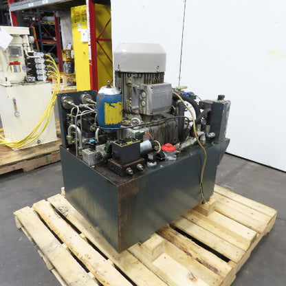 100L 6.3KW Hydraulic Power Unit 230/400-460V 3Ph W/ Siemens 1LA7130-4AA11