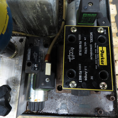 100L 6.3KW Hydraulic Power Unit 230/400-460V 3Ph W/ Siemens 1LA7130-4AA11