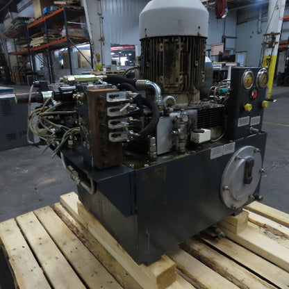 100L 6.3KW Hydraulic Power Unit 230/400-460V 3Ph W/ Siemens 1LA7130-4AA11