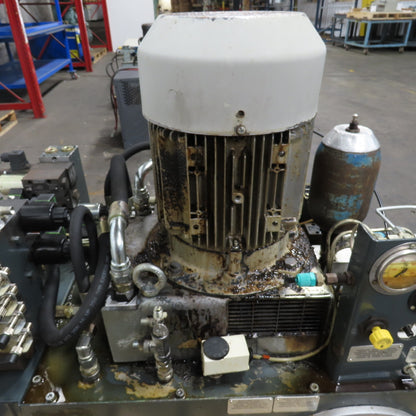100L 6.3KW Hydraulic Power Unit 230/400-460V 3Ph W/ Siemens 1LA7130-4AA11