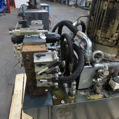 100L 6.3KW Hydraulic Power Unit 230/400-460V 3Ph W/ Siemens 1LA7130-4AA11