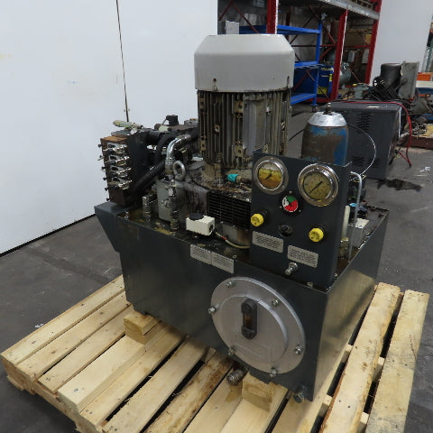 100L 6.3KW Hydraulic Power Unit 230/400-460V 3Ph W/ Siemens 1LA7130-4AA11