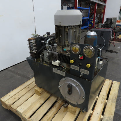 100L 6.3KW Hydraulic Power Unit 230/400-460V 3Ph W/ Siemens 1LA7130-4AA11