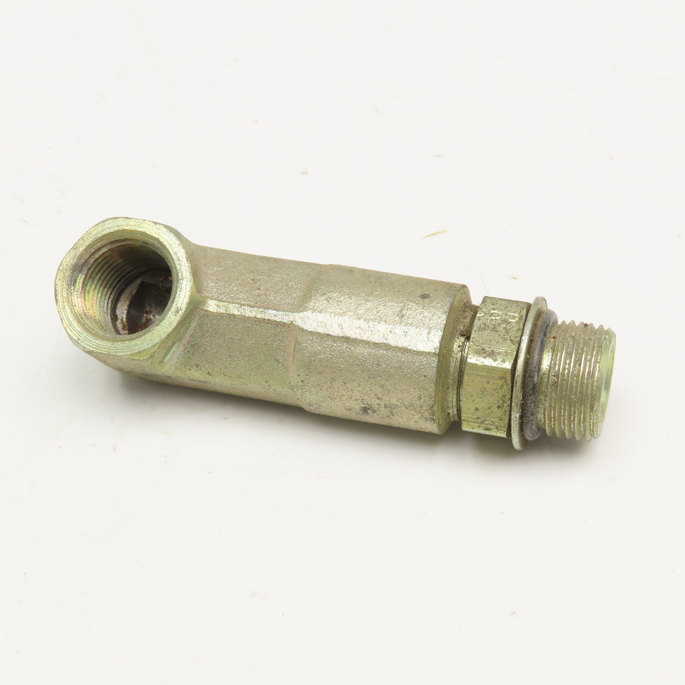 Parker 1/2" NPT Female x 5/8" ORB Extra Long Street Elbow