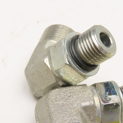 Parker 1/2" ORB x 1/2" ORFS Male Elbow 90° Lot Of 2