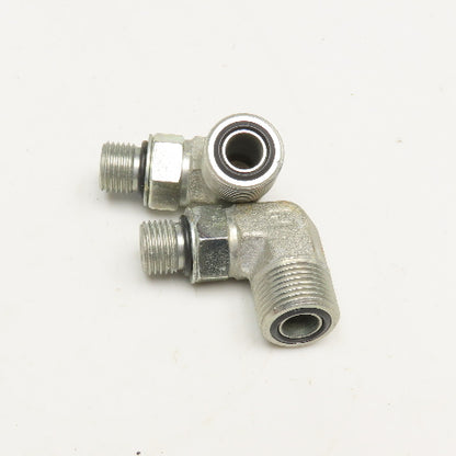 Parker 1/2" ORB x 1/2" ORFS Male Elbow 90° Lot Of 2