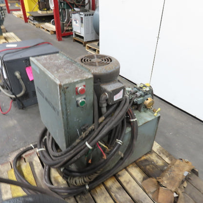 Esterline Whitney 790-024 90 Ton Portable Hydraulic Punch W/ Power Unit 230/460V