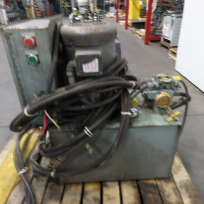 Esterline Whitney 790-024 90 Ton Portable Hydraulic Punch W/ Power Unit 230/460V