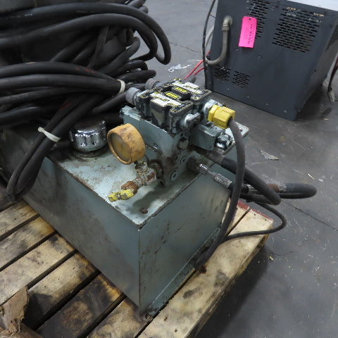 Esterline Whitney 790-024 90 Ton Portable Hydraulic Punch W/ Power Unit 230/460V