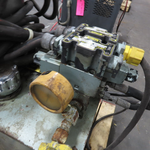 Esterline Whitney 790-024 90 Ton Portable Hydraulic Punch W/ Power Unit 230/460V