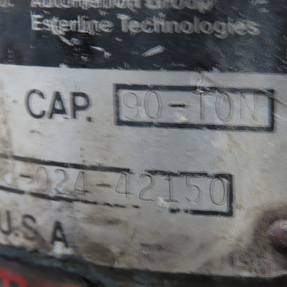 Esterline Whitney 790-024 90 Ton Portable Hydraulic Punch W/ Power Unit 230/460V