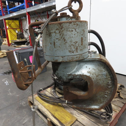 Esterline Whitney 790-024 90 Ton Portable Hydraulic Punch W/ Power Unit 230/460V