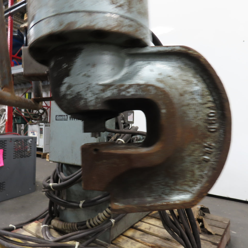 Esterline Whitney 790-024 90 Ton Portable Hydraulic Punch W/ Power Unit 230/460V